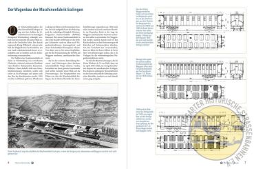 Preview: Buch „Fotoalbum der Maschinenfabrik  Esslingen:  Personen- und Güterwagen“
